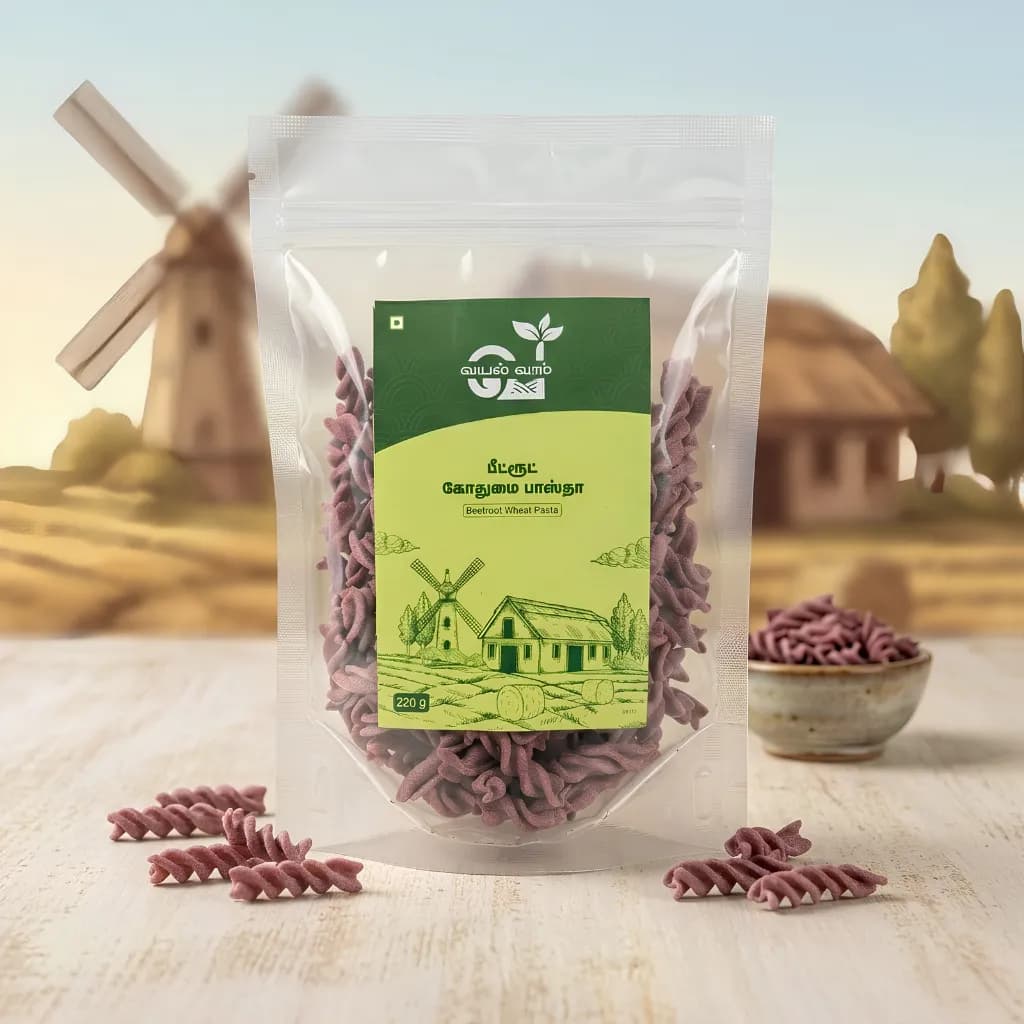 Beetroot Wheat Pasta