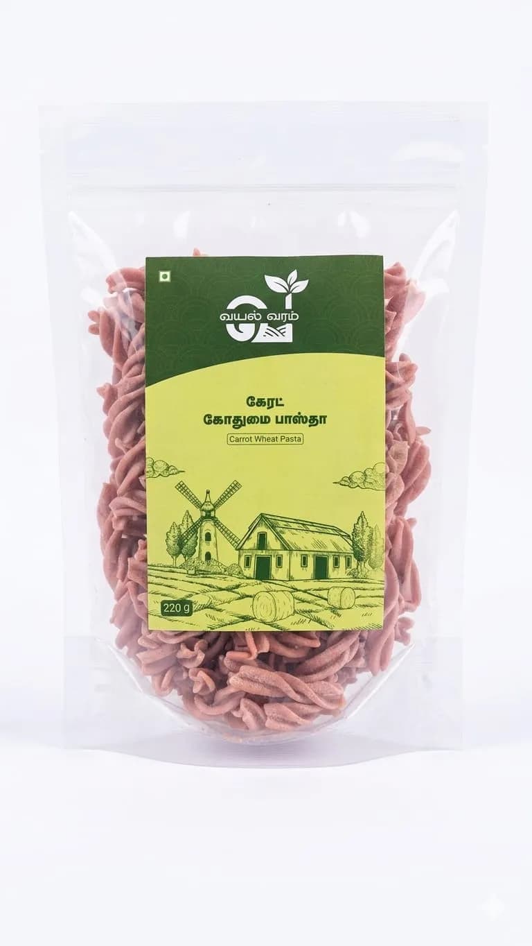 Carrot Wheat Noodles