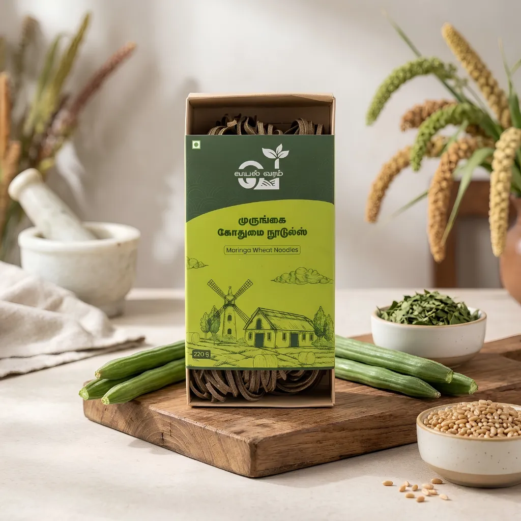 Moringa Wheat Noodles