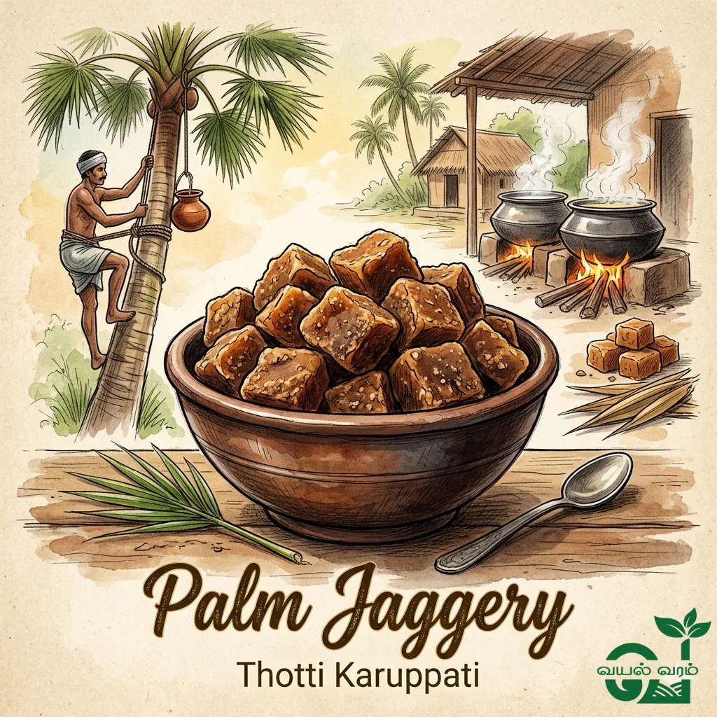 Thotti Karuppati [Palm Jaggery}